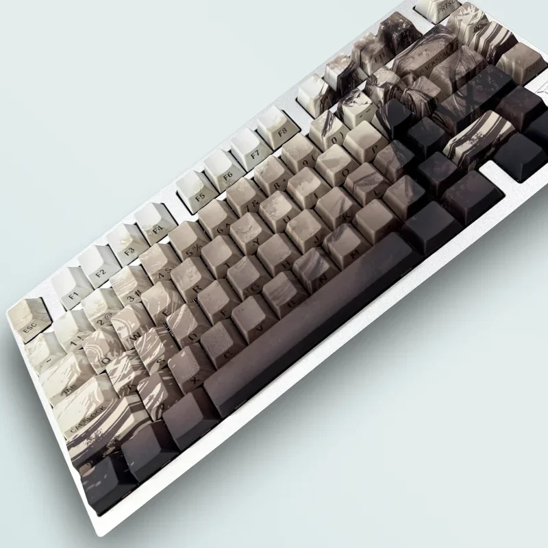 

Серия анимационных теней дождя, колпачок для клавиш с боковой гравировкой, материал PBT, матовая текстура, оригинальные, очень индивидуальные 78-клавиш