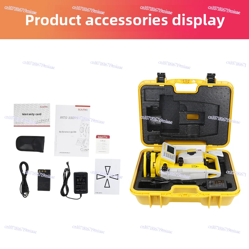 1000 متر بلوتوث خالي من المنشور عالي الدقة عاكس خيارات متعددة اللغات محطة إجمالية جنوب NTS-332R10 #4