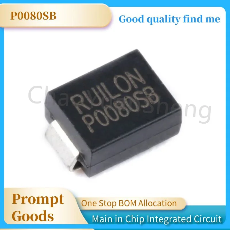 1PCS P0080SB Lightning discharge 8V MARK:P008B SMB DO214AA DIODE