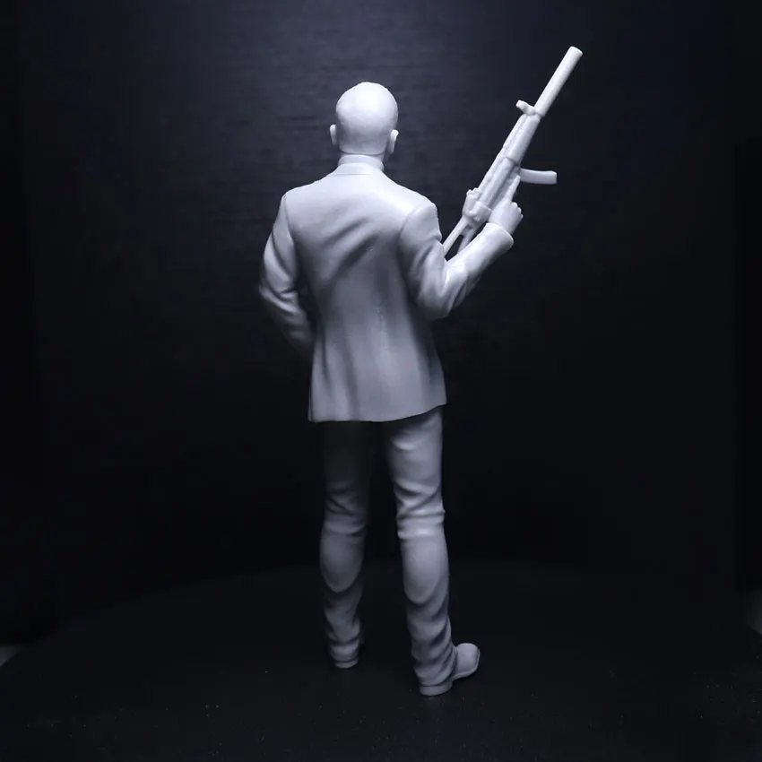 Zestawy modeli z żywicy 1/24 7,5 cm, figurka 007 Bond, rzeźba, niemalowane, malowane, bez koloru RW-742