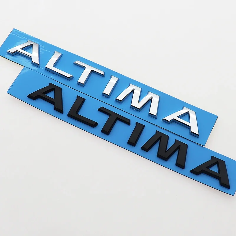 

1pcs ABS 3D ALTIMA Car Logo Fender Side Rear Bumper Tail Door Trunk Sticker Car Rear Emblem Sticker Styling Auto Accessories