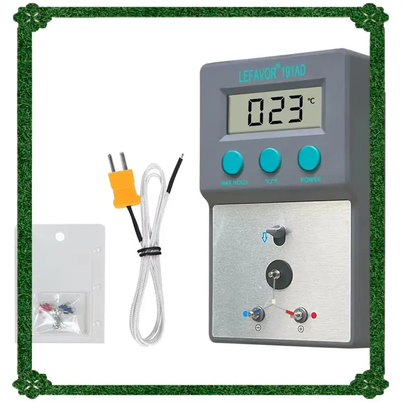 24-Hour Delivery LEFAVOR LF191AD Soldering Iron Tip Thermometer 0-800° C Tester With 5 Lead Free Sensors K Type Thermocouple C/F