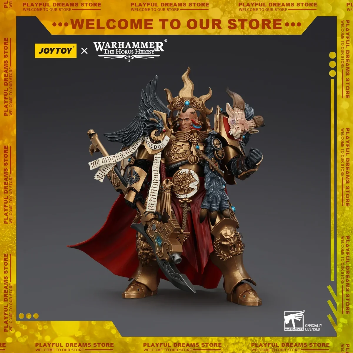 [PRE-SALE] JOYTOY Warhammer 1/18 Actiefiguren Constantin Valdor Captain-General van The Legio Custodes Decoratie Ornament