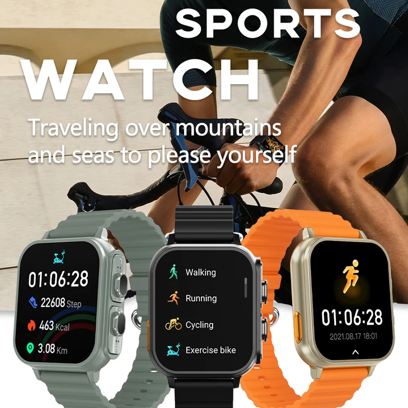 N22 2in1 TWS Wireless Bluetooth Earphones Man Smartwatch 1.91inch Sport Smart Watch Health monitoring Sleeping NFC