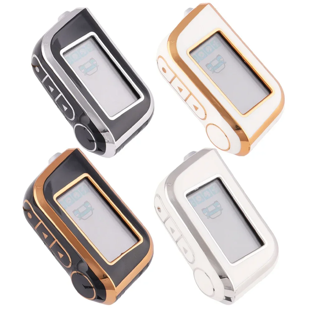 Car Alarm LCD Remote Controller Keychain Fob Cover Two Way High Quality TPU Key Case For Starline A93 A63 Russian Version