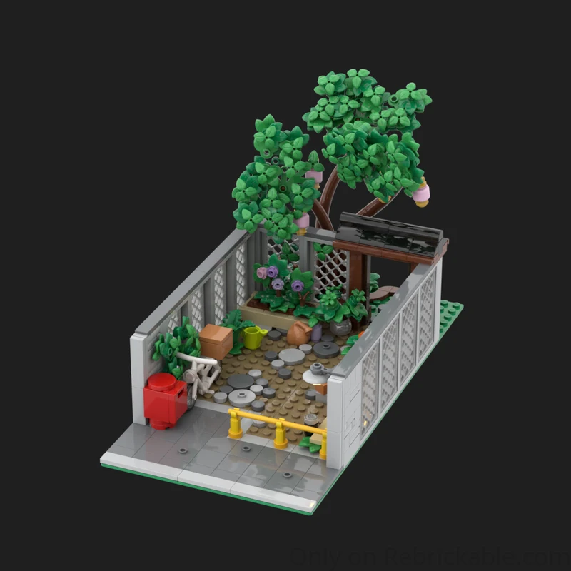 Exquisite new product MOC building block model Japanese street series technology modular children's toy gift DIY assembly set