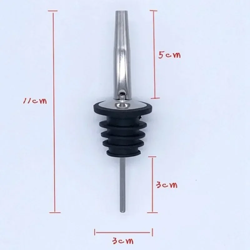 1/3/5pcs Stainless Steel Wine Pour Wine Bar Cocktail Shaker Fancy Shaker Mouth Wine Bottle Stopper Drain Bottle Stopper image 5