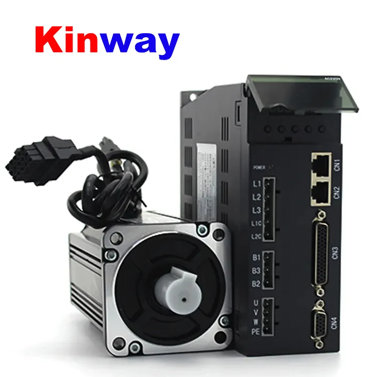 80M03230B 4N.m 1Kw Single phase 220V AC servo motor driver kit for cnc mill machine