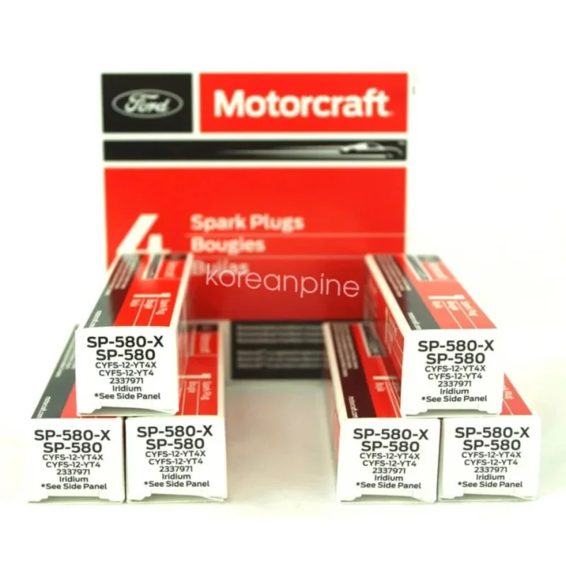 6PCS CYFS12YT4X  SP580 Genuine Iridium Spark Plug For Motorcraft SP534 SP580X CYFS12YT4X