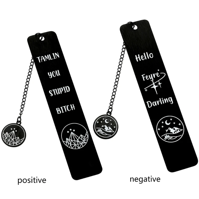 Юбилейный маркер страниц с подвеской, металлические закладки, гравированные книжные маркеры, маркеры страниц, принадлежности для