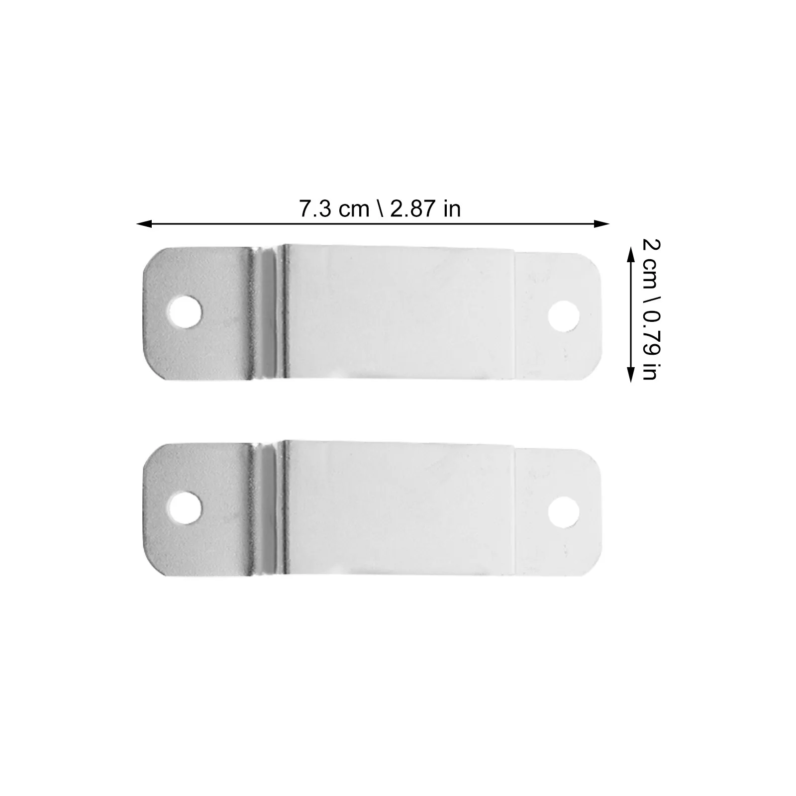 10Pcs Robust Iron Tape Measure Holder Clip for Belt Tool Belt Pocket Wall Mount Easy Install Compact Portable Convex Shape Long