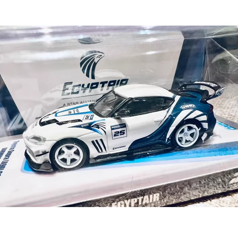INNO 1/64 Supra [A90] 66G WBK DARWINPRO X EGYPTAIR APAxpo Metalowy Model Auta z Odlewu Ciśnieniowego, Kolekcja, Prezent dla Chłopca