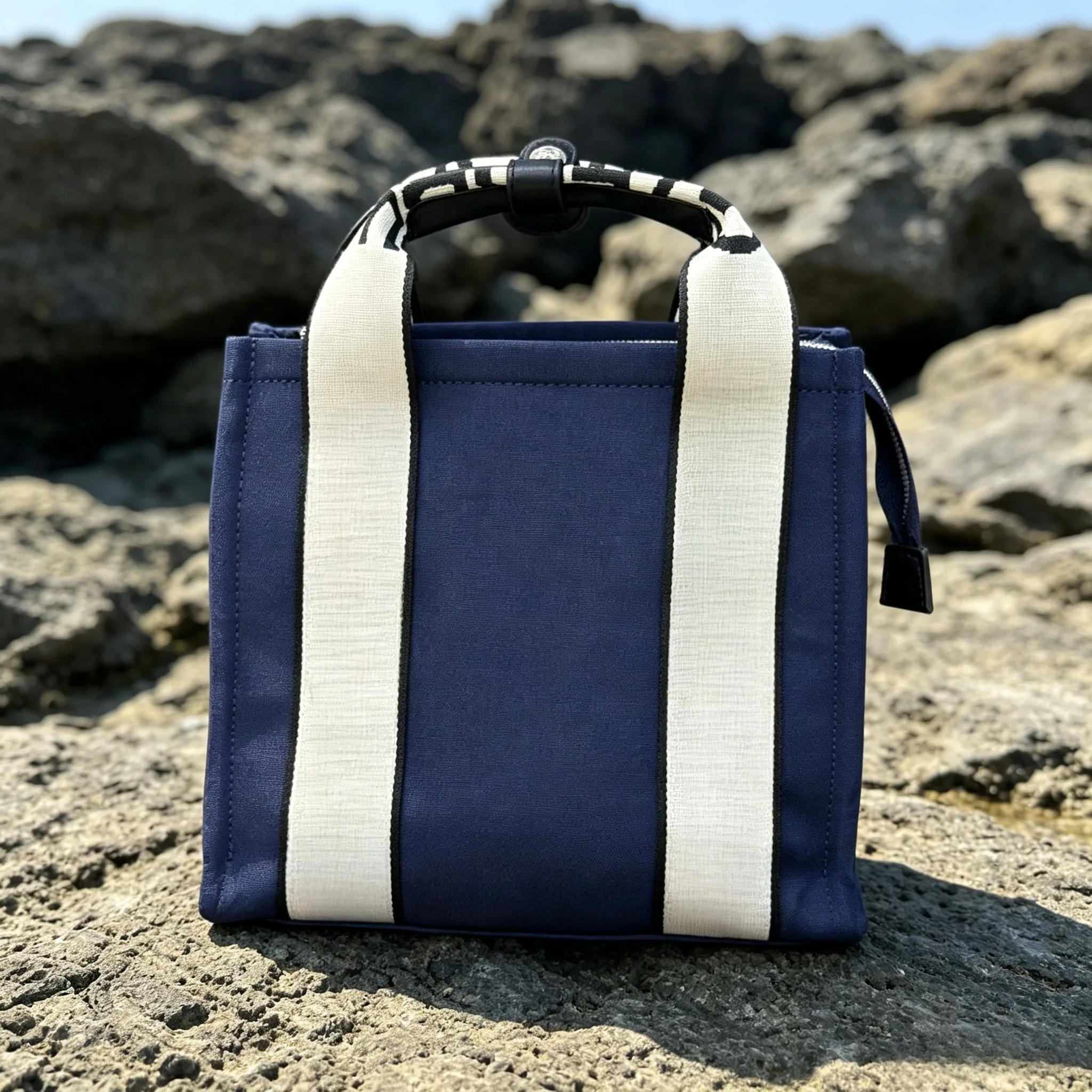 New Golf Handbag for Men,  Canvas Bag Solid Color Zippered Portable Tote Bag, Storage Pouch for Golf Accessories