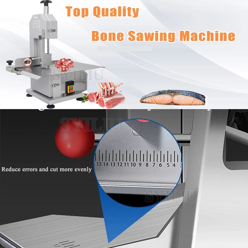 

Commercial Stainless Steel Circular Saw Meat Band Cutting Blades/Meat Shop Frozen Fish Bone Sawing Cutter Machine