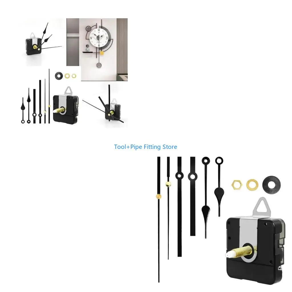 F92B Long Spindle Clock Movement Motor Replacement Kits Quiet Clock Mechanism Set for Battery Operated Wall Clock Repair Part