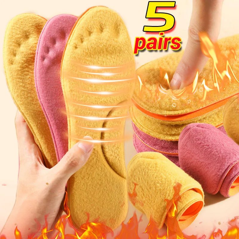 الشتاء الفراء الذاتي التدفئة النعال 1/10 قطعة لينة الحرارية رشاقته نعل رغوة الذاكرة منصات الأحذية أحذية رياضية دافئة إدراج النساء الرجال #2
