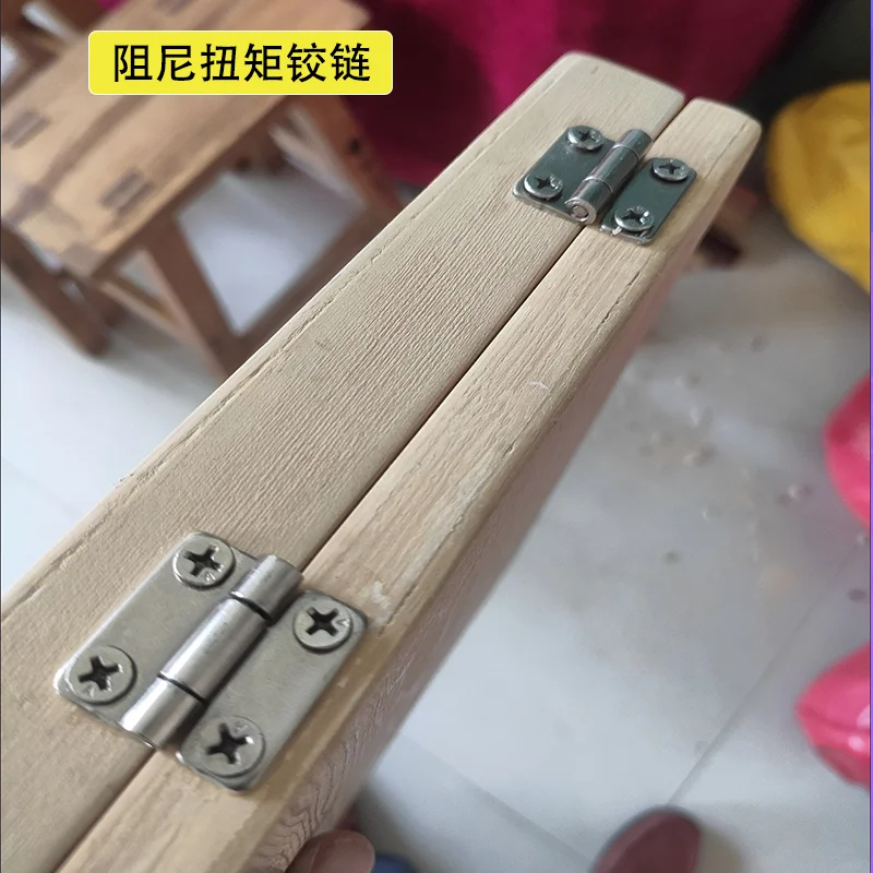 

Small Square Damping Hinge 1.5 Inches Torque with Stop Function Hardware Square Damping Hinge with Stop 1.5 Inch