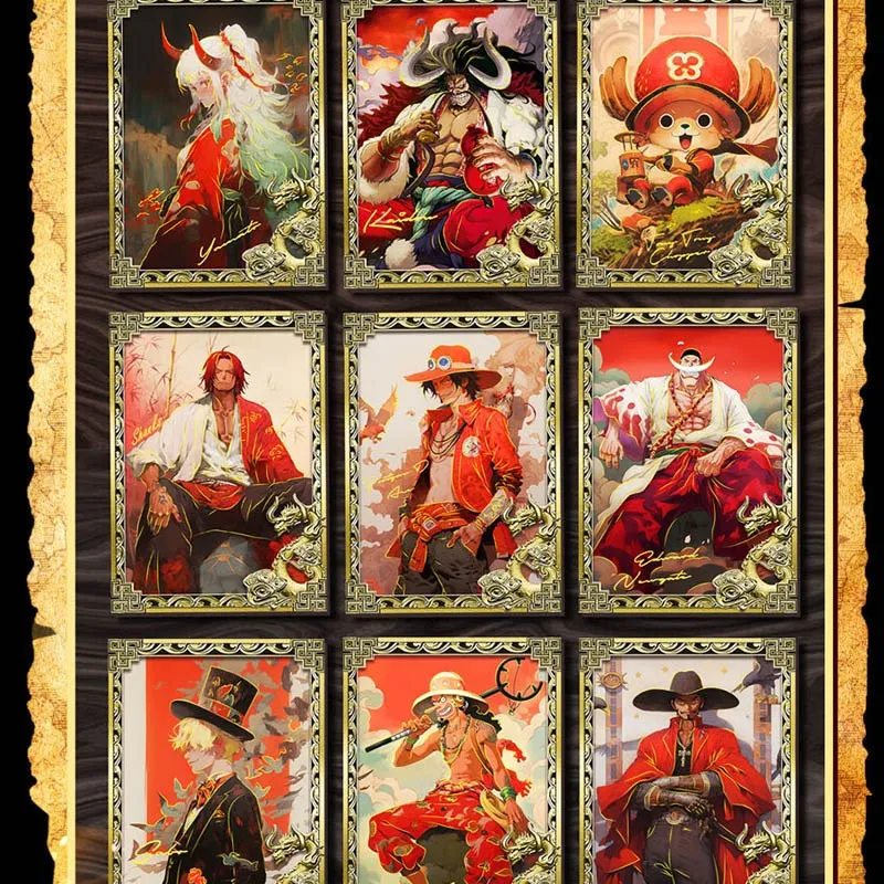 Luffy Collection Cards GRAND-LINE ENDLESS TREASURE Puzzle Gifts For Birthday Children Trading Anime Cards