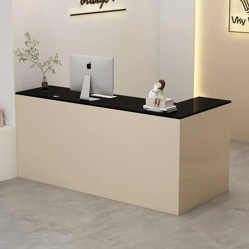 

Скандинавская простая роскошная стойка ресепшн, современная кассовая стойка, коммерческая мебель
