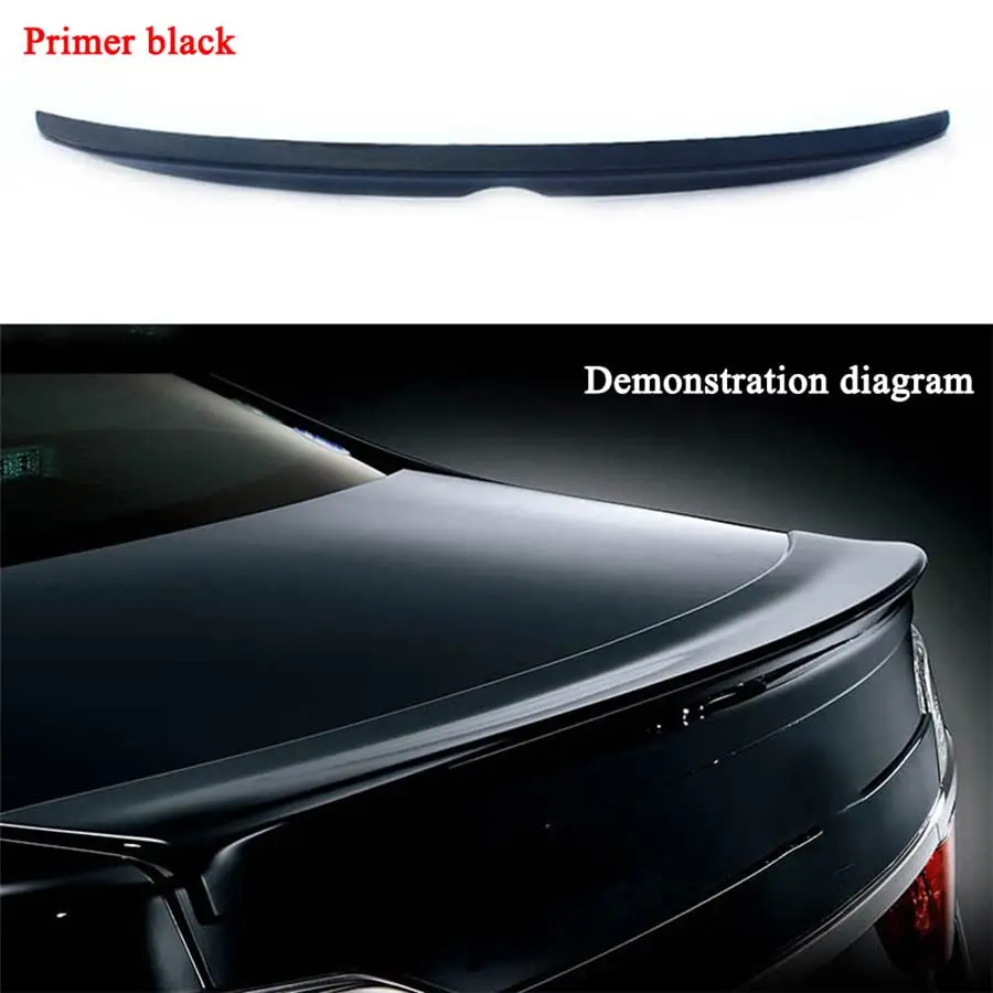 For 2012 2013 2014 Toyota Camry Sedan Trunk Wing Rear Spoiler Lip Primer Black