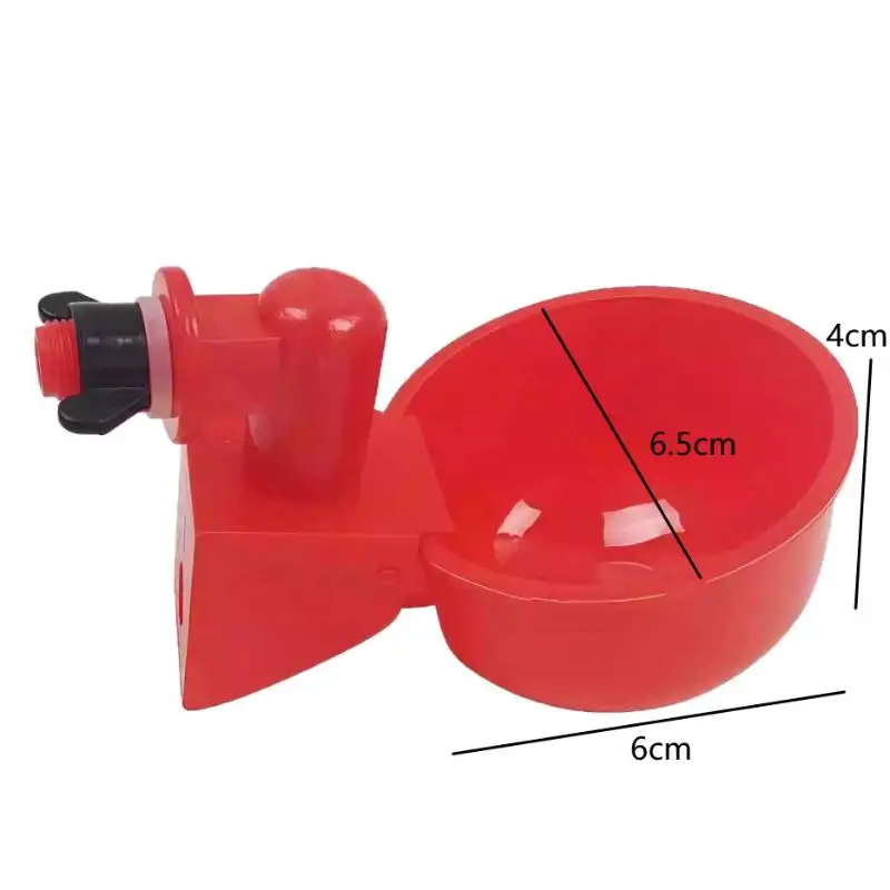 * 10/20Pcs Chicken Duck Drinking Cup Automatic Drinker Chicken Feeder Plastic Poultry Farm Water Drinking Cups Easy Installation view 6