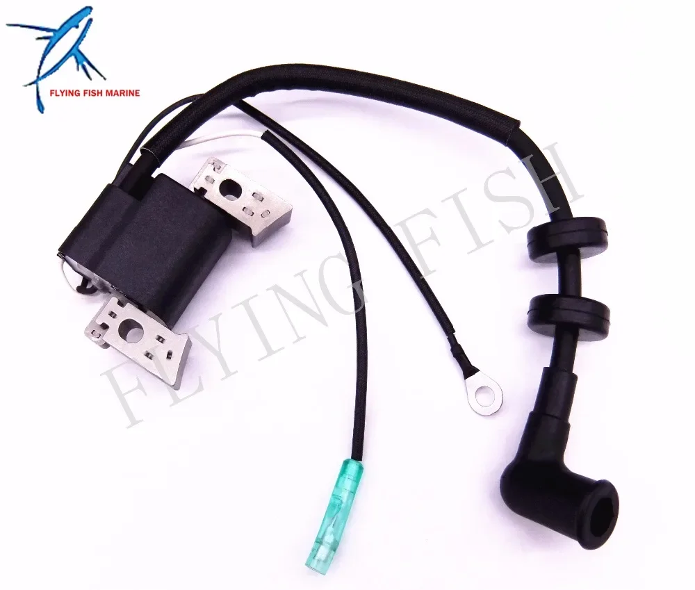 6BX-85571-00 Ignition Coil Assy with CDI for Yamaha Outboard F4L F4S F6L F6S F6C 4-Stroke