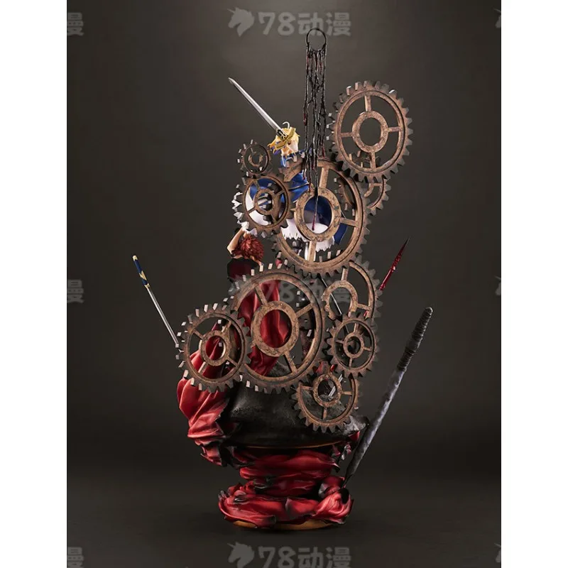 Aniplex+creates A 59cm Japanese Figurine for Fate/Stay Night Anime Saber, Featuring Character Collection Models of Seiro Emiya