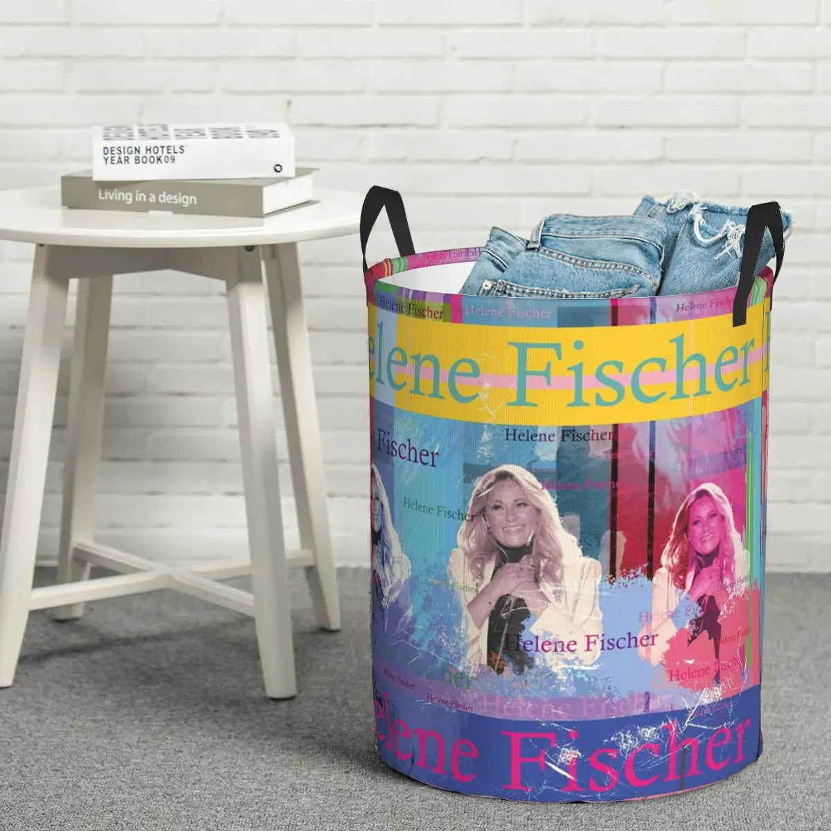 

Сборник белья Helene Fischer Portrait Складная корзина для белья Домашний органайзер Корзина для стирки ребенка Домашний органайзер