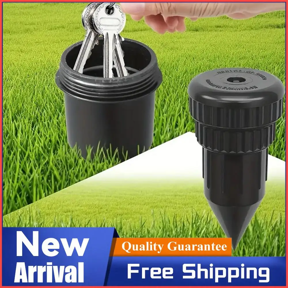 

5.5 * 11.5cm Key Box Simulated Sprinkler Key Box Installation Free Outdoor Garden Yard Key Box Waterproof Sprinkler Key Hider