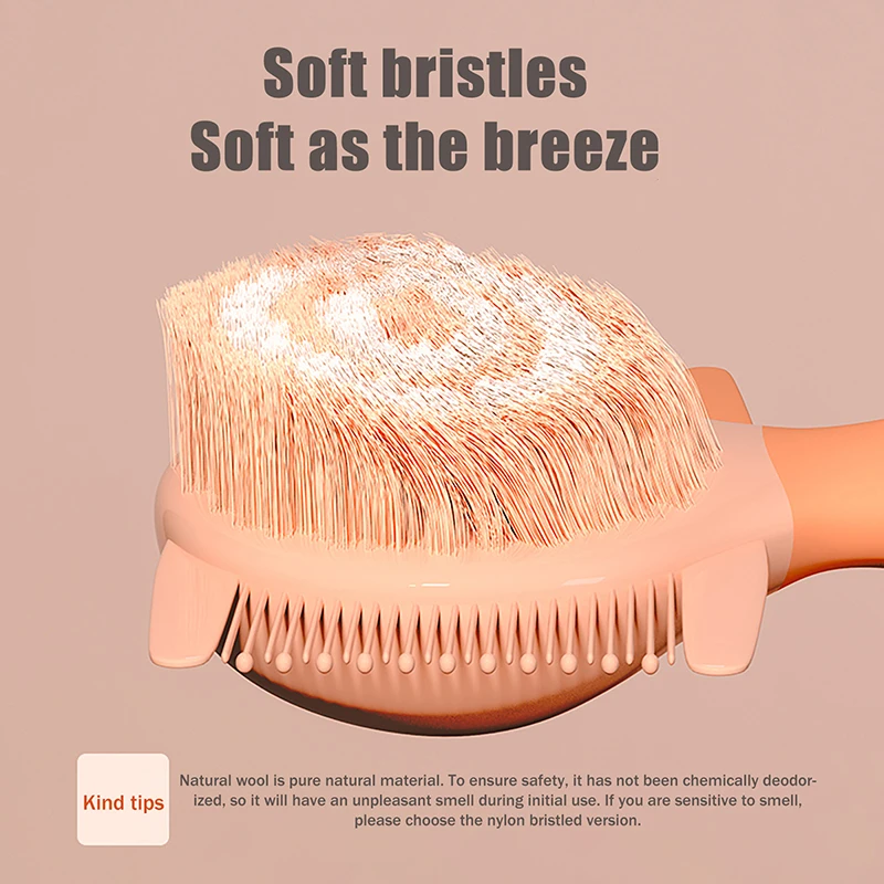 3-in-1 Baby Hair Care Set - Ultra-Soft Bristle Brush + Comb + Scalp Massager, Gentle & Safe for 0-3 Years