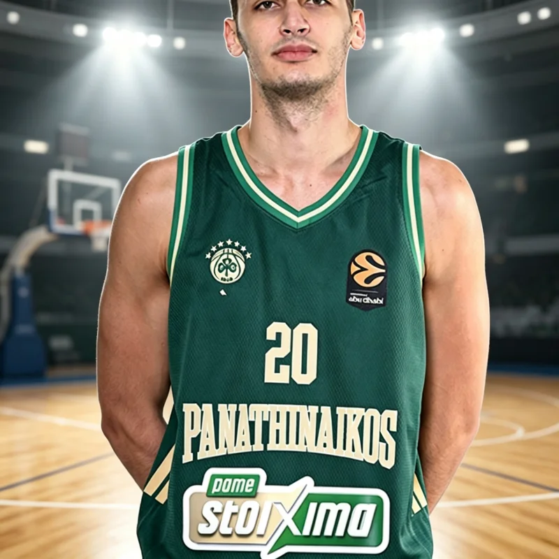 2026 Summer New Greece Panathinaikos Athens Basketball Jersey Vest Men Women Fan Special Sports Training Tops Family Kids Tees