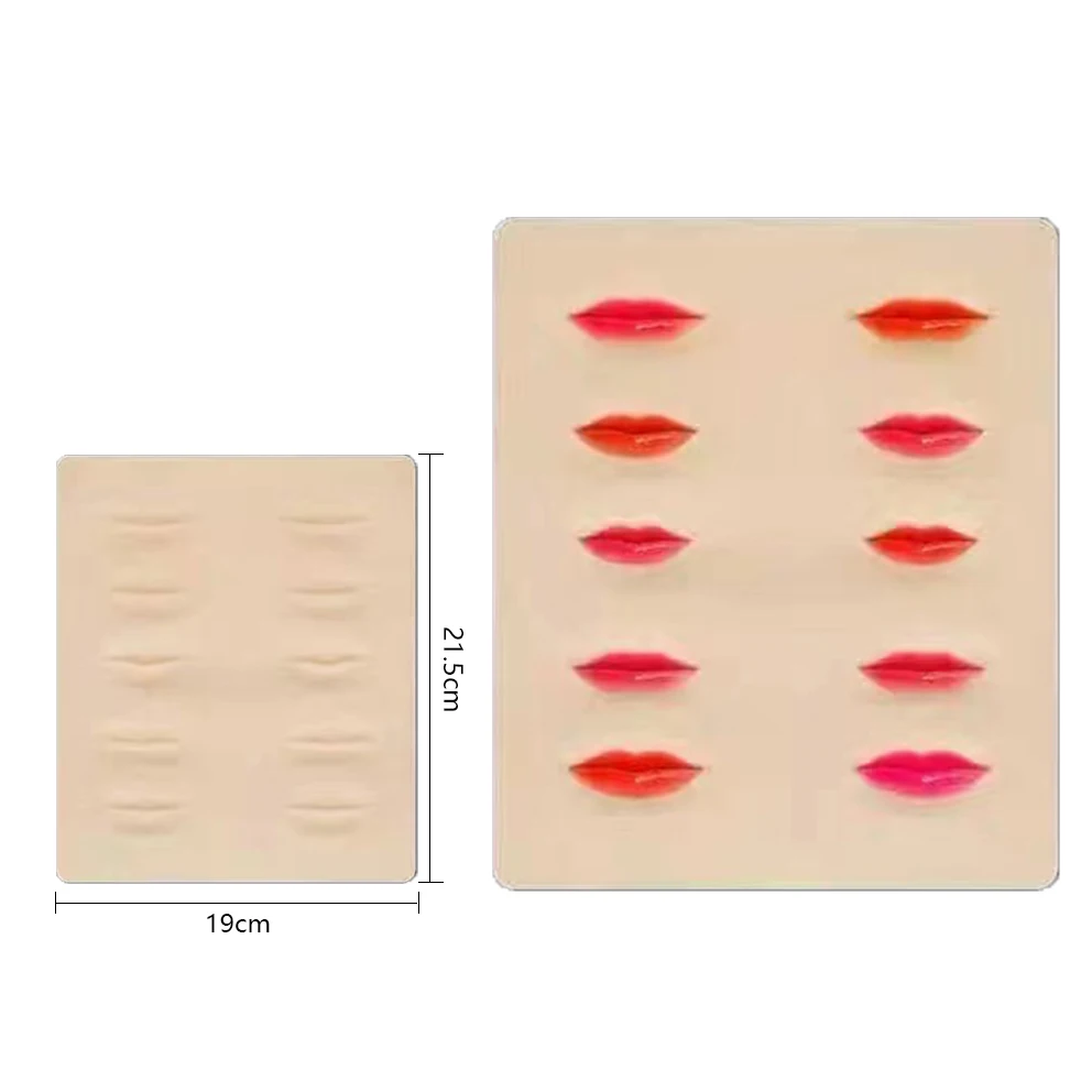 1pc Silicone microblading latex 3D Eyebrow practice skin Face Lips eyebrows accessories tattoo supplies permanent makeup assist