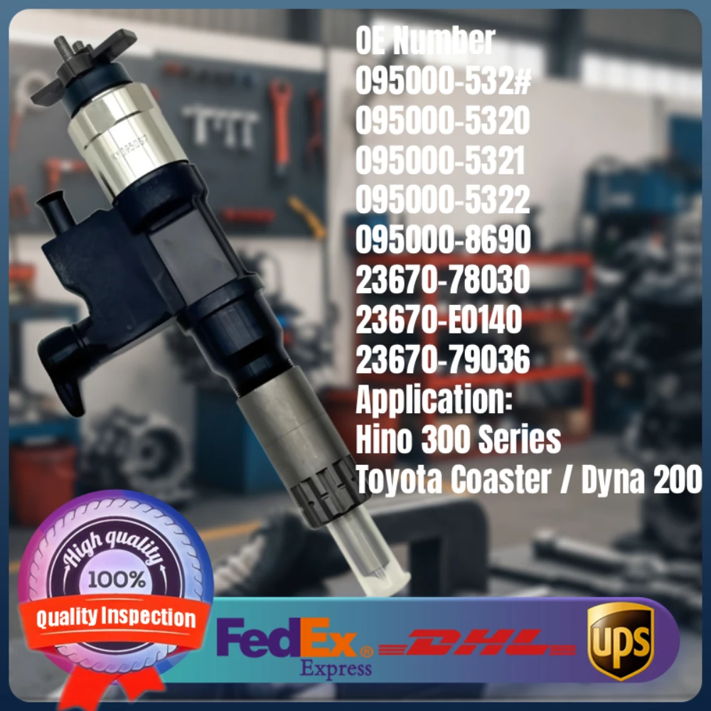 

Diesel Fuel Injector 095000-5344 8-97602485-6 095000-5343 for Isuzu Engine 4HK1 6HK1 and Hitachi Excavator