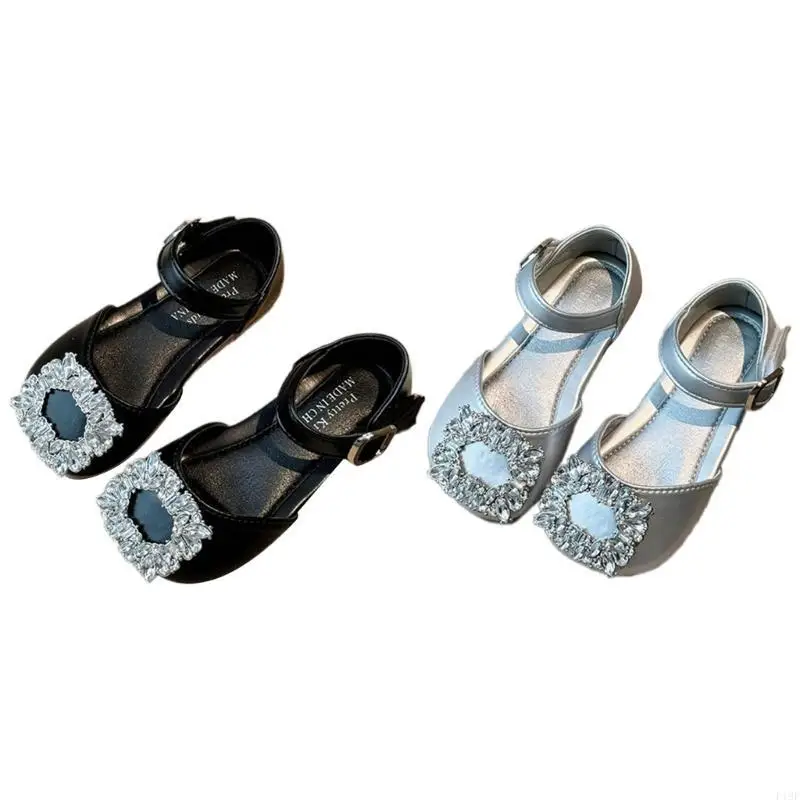 

F19F 1 Pair Princess Sandals Infants Girls Footwears Modern Artificial Leather Shoes