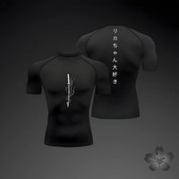 Summer Short Sleeve T-shirt Men Compression Sports T shirt New Running Quick Dry Gym Jogging Shirts Rashguard Jiu Jitsu Tops Man