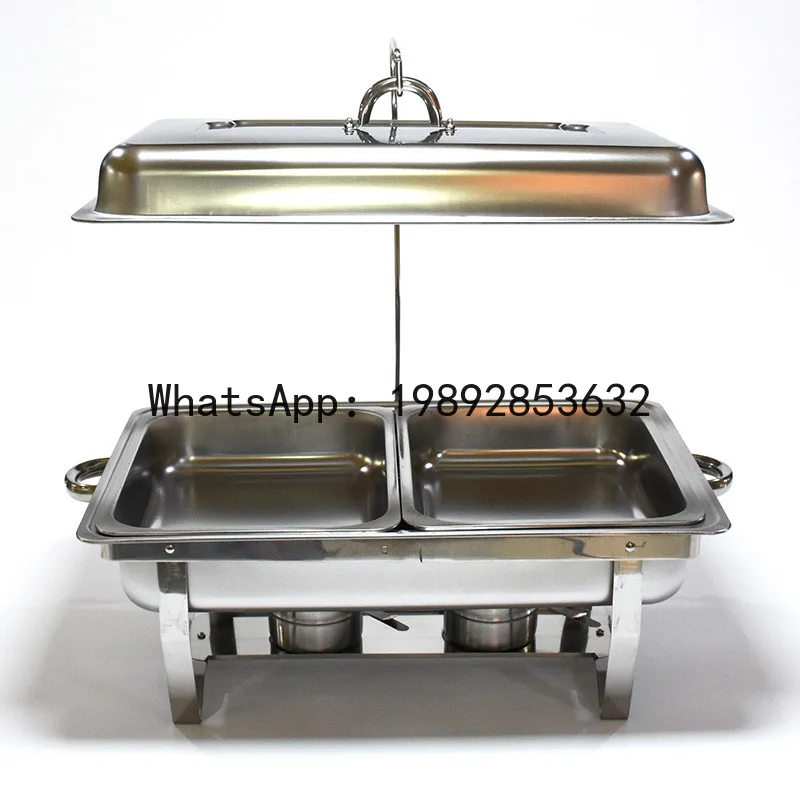 

ZF specializes in stainless steel buffet stoves for hotels, rectangular foldable flip-top commercial insulation buffet stoves
