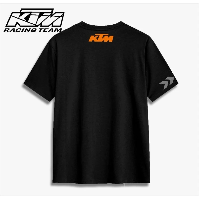 2026 Men's 100% Cotton KTM Racing Motocross T-Shirt, Summer Casual Streetwear view 2