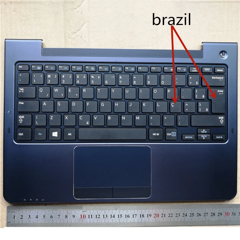 

New Topcase Palmrest Upper Cover Keyboard housing For Samsung np 530U3C 530U3B 532U3X 532U3C 540U3C Bottom Cover Case