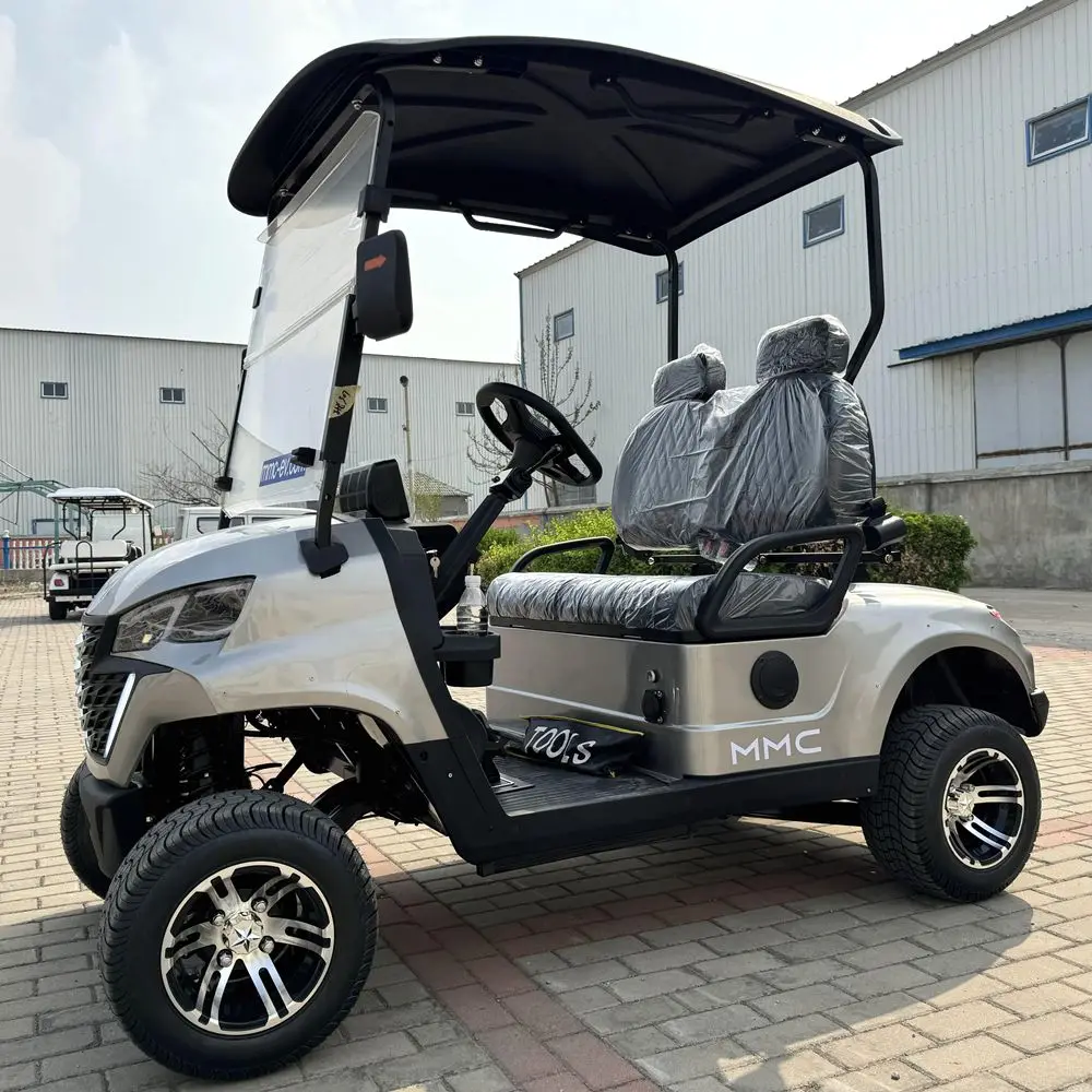 2024 Model Off-road Street Luxurious Fast Powerful 48V 4000W 2+2 Seats Folding The Windshield Electric Golf Carts