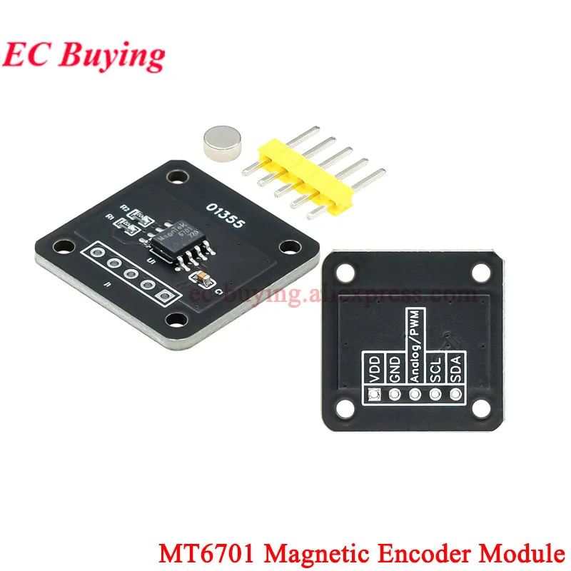 5Pcs/1pc AS5600 Magnetic Encoder Module TLE5012 MT6701 MT6816 MT6826S AK09911C 3144E Hall Sensor Induction Control Door Switch