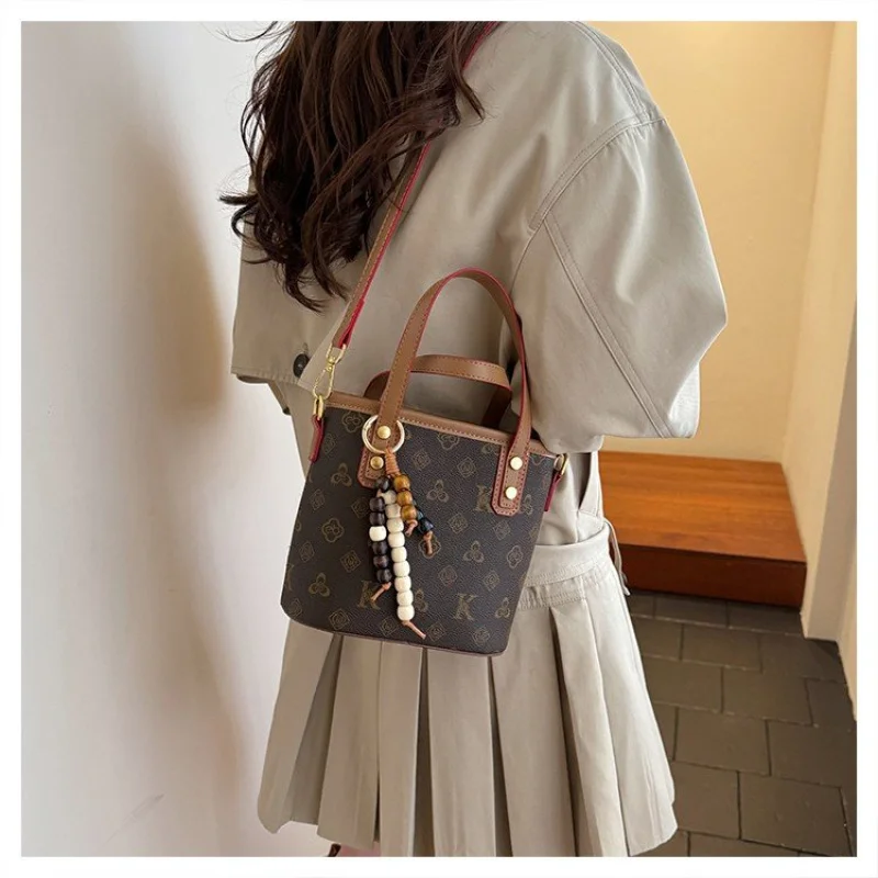 

High-End Ladies Handbag Crafted From Leather Featuring Paris Inspired And Casual Vintage Trendy Style​