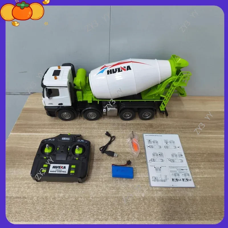 

Huinna 1536 Pro Alloy Remote Control Truck 1:14 Scale Heavy-Duty Engineering Tipper Mixer Toy For Adults