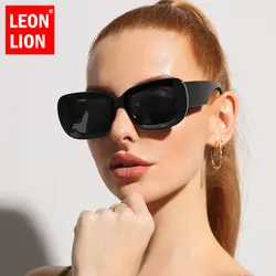 LeonLion 2023 Occhiali da sole quadrati oversize Donne Occhiali da esterno Donne Designer di marca Occhiali di plastica Lentes De Sol Mujer Uv400