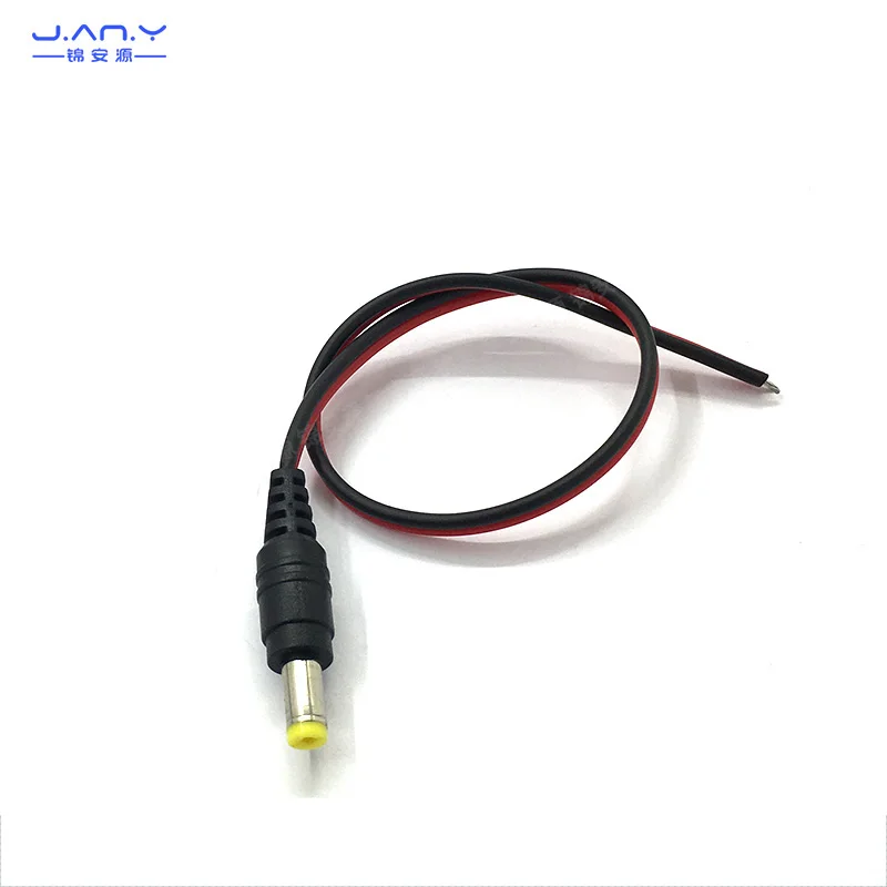 Силовой кабель 20AWG DC5, 5 х2, 1, красный и черный, мужская и женская головки, толстая 0,5 квадратная медная жила, одноголовочная штыревая шина