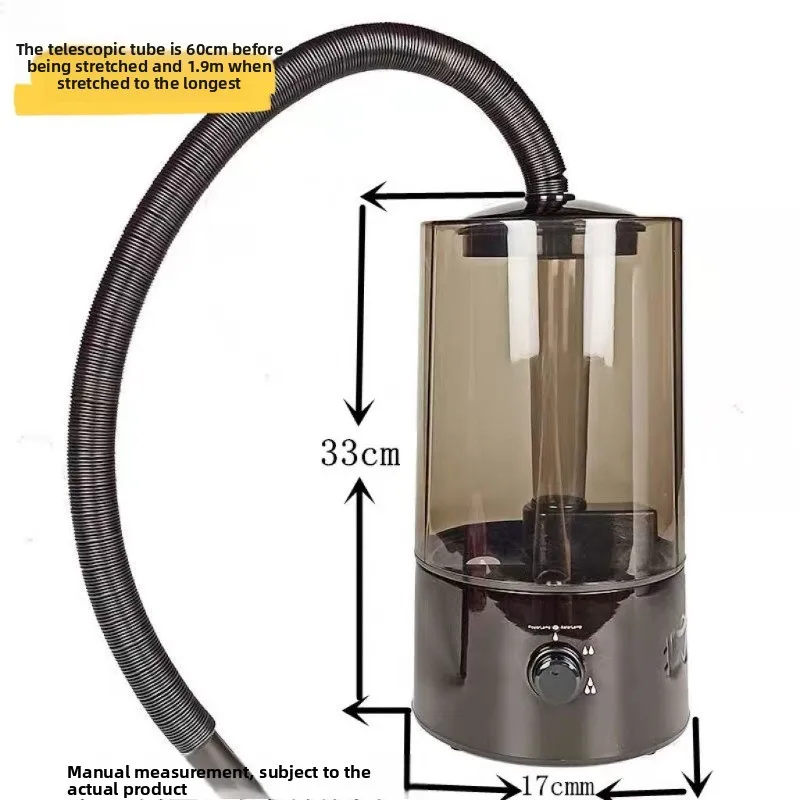 Ultrasonic atomizing humidifier large spray flower green plant climbing pet rainforest parrot box humidifier with hose