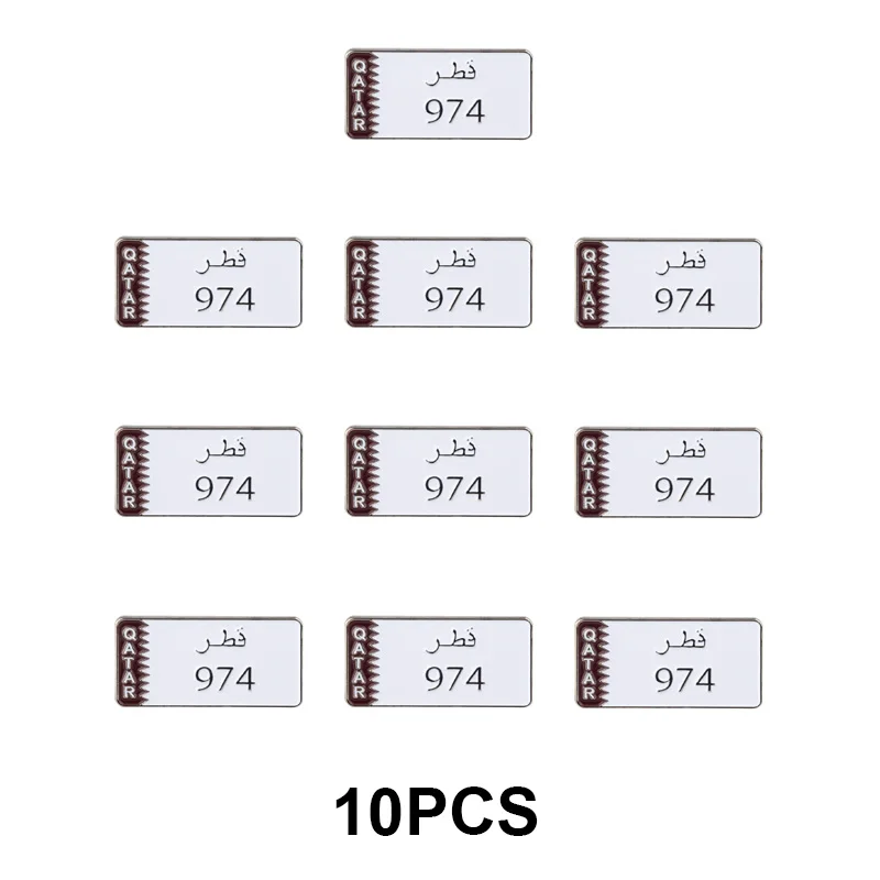 1-100 قطعة هاتف قطر المحمول 3M ملصق شارة معدنية دبوس دبابيس دبابيس #5