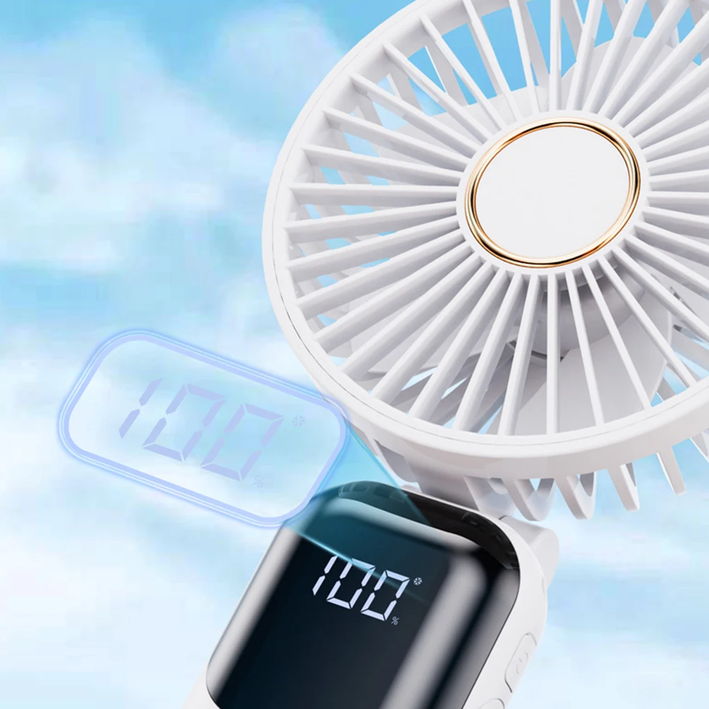 Handheld Cool Fan Summer Outdoor Portable Table Fan For Easy Cleaning And Maintenance ABS White/Pink/Blue