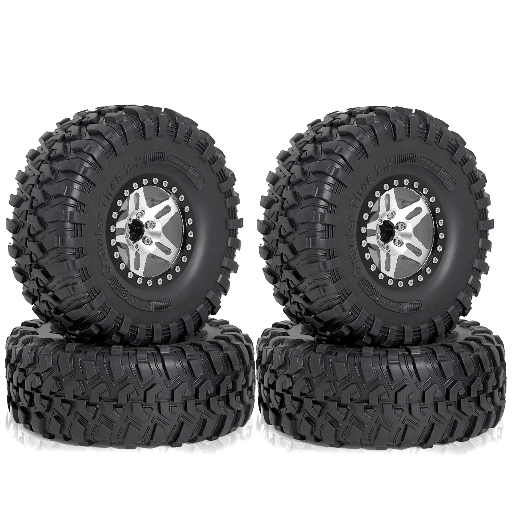 Opony terenowe 1/10 RC 2.2 cala do 90046 SCX10 III AXI03007 SCX10 Pro TRX4 TRX6 Gen7 D90 VS4-10 MST CFX