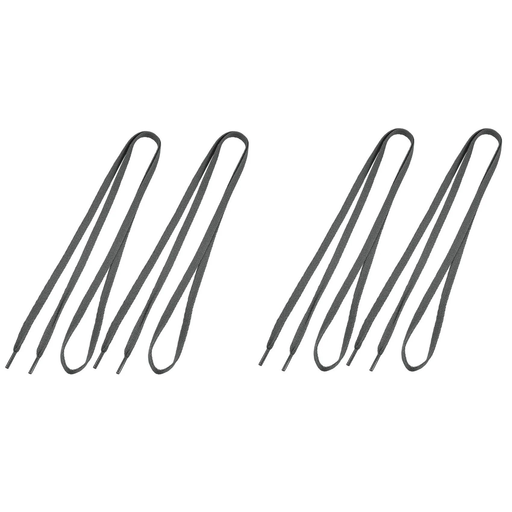 

FX-2X спортивные кроссовки парусиновая обувь шнурки плоские шнурки шнурки темно-серые пара