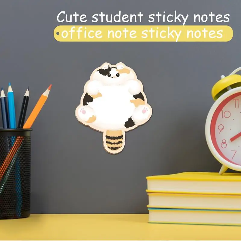 고양이 노트 패드 재미있는 노트 패드, 귀여운 노트북 메모장 메모, 쉬운 포스트 재미있는 접착 스티커, 친구 고양이 애호가